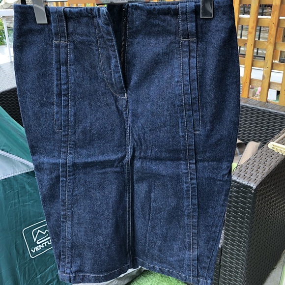 DENIM SKSKSKIRT - Picture 1 of 3